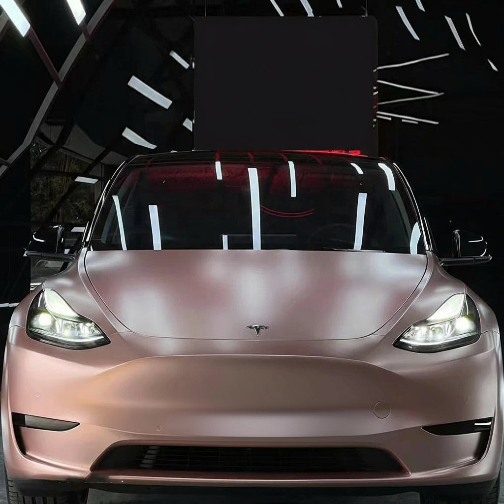 Vinilo adhesivo satinado metálico color Rose Gold (23 m × 1,52 m)