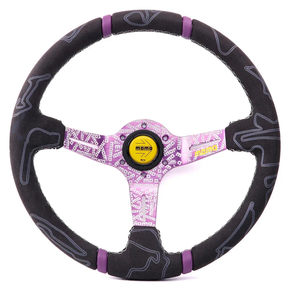 Volante ULTRA MO Deep Dish 14” – Deportivo Drift en Cuero y Alcántara