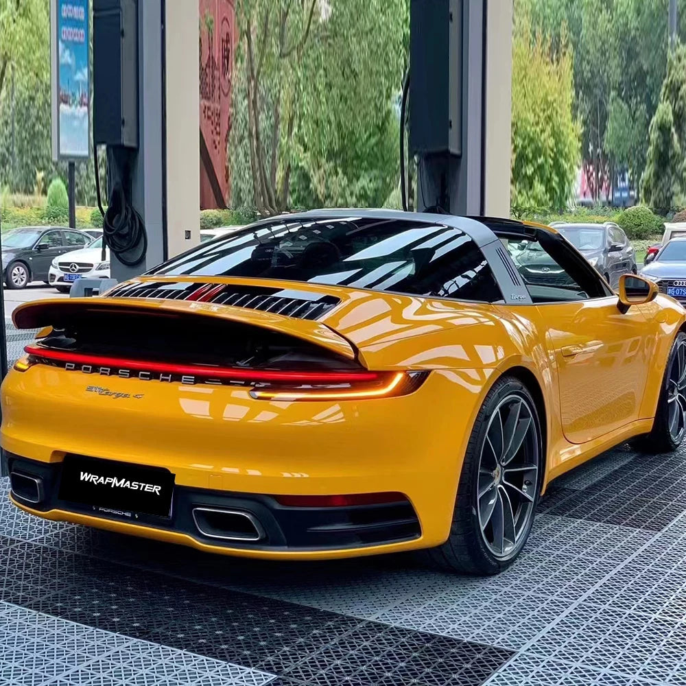 Vinilo Envolvente Naranja McLaren Brillante – Rotulación Completa de Coche