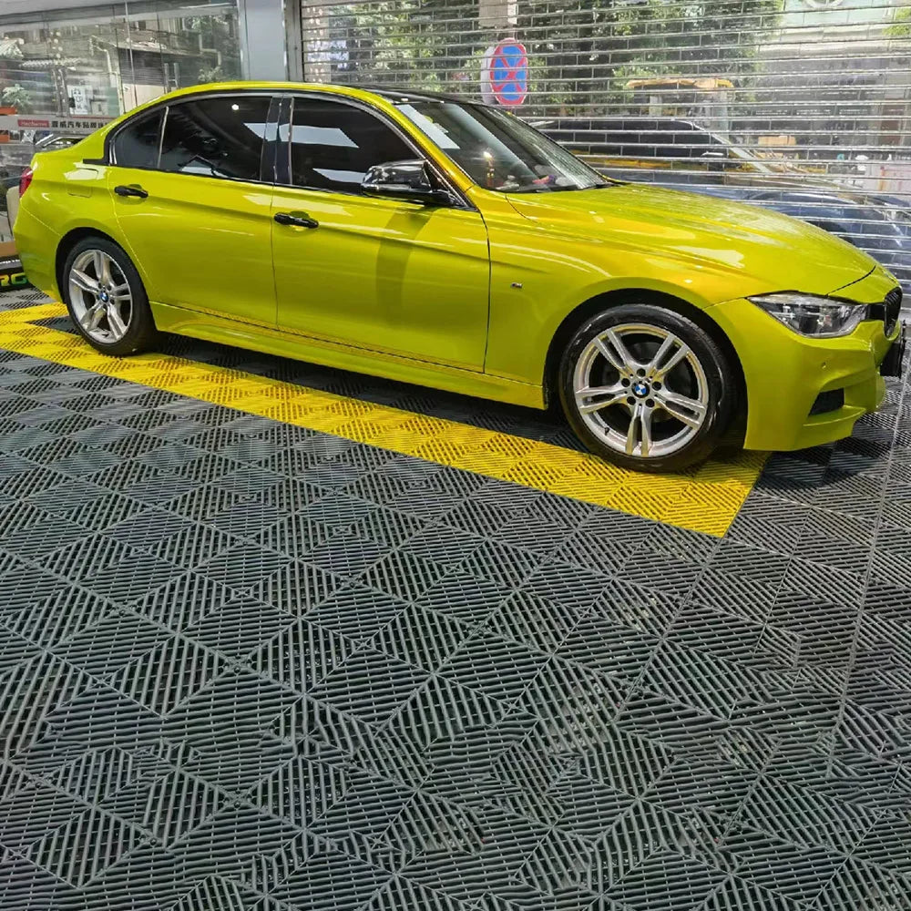 Vinilo Envolvente Amarillo Limón Metálico Brillante – Rotulación Completa de Coche