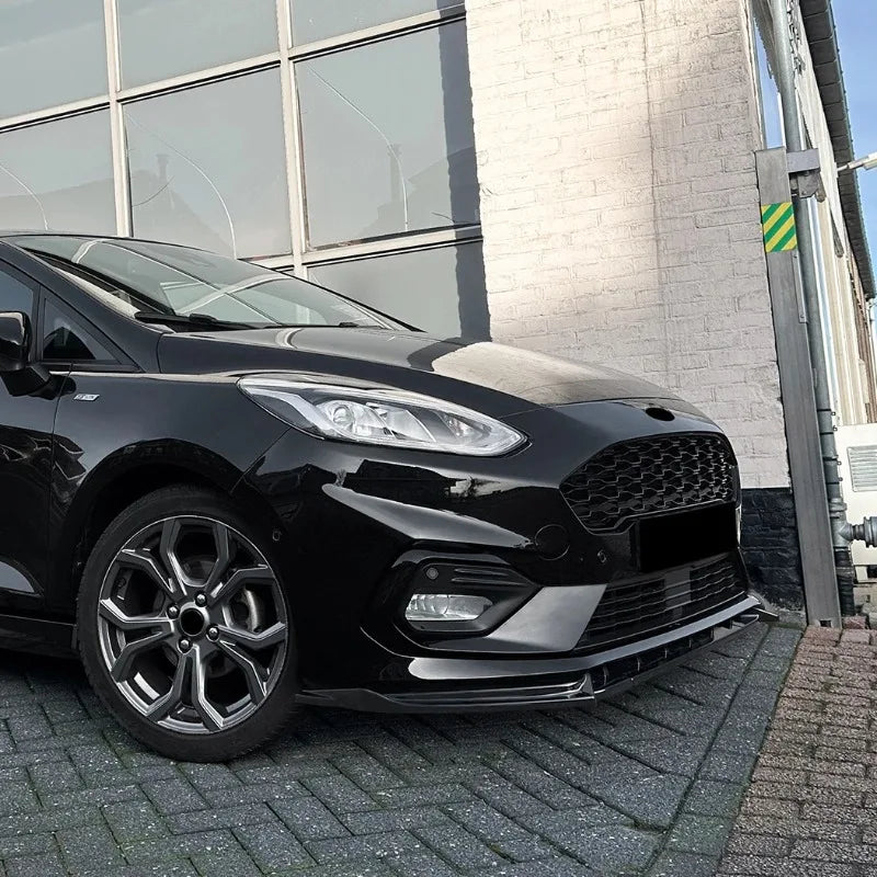 Lip delantero negro brillante para Ford Fiesta MK8 ST / ST-Line (2017–2021)
