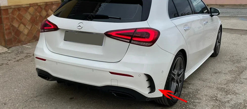 Canards traseros para Mercedes-Benz Clase A W177 (A180 / A200 / A220 / A35 / A45 AMG, 2018–2023)