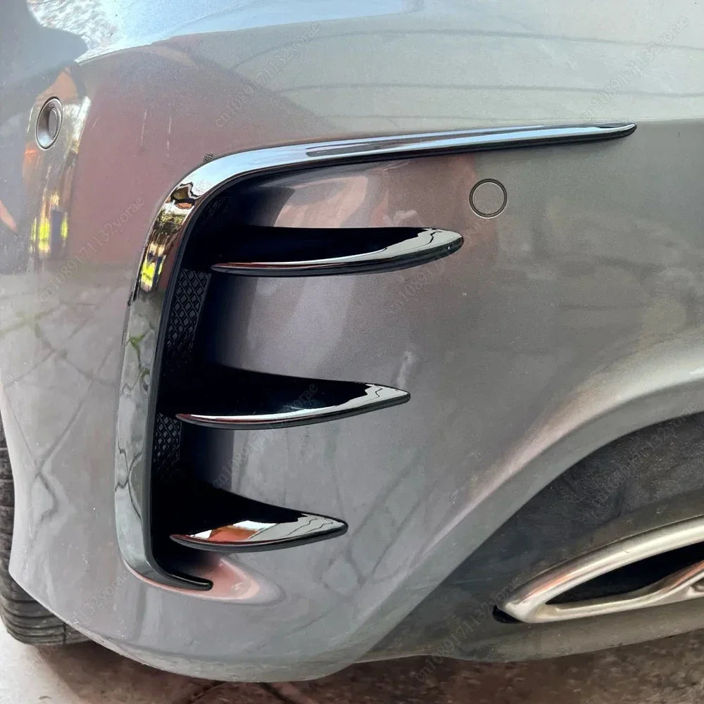 Canards traseros negro brillante para Mercedes-Benz Clase A W176 (A200 / A250 / A260 / A45 AMG, 2013–2018)