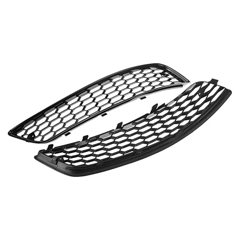 Rejillas Antiniebla Delanteras 2 Piezas Negro Brillante Para Audi A3 8P 2009-2013