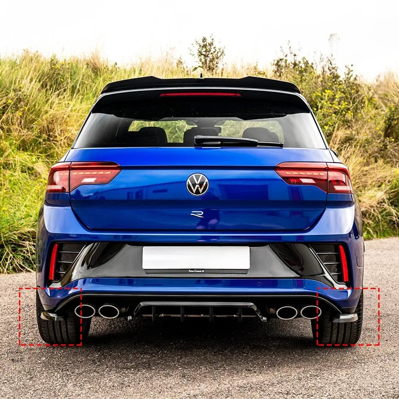 Maxton Style Rear Side Splitters – Volkswagen T-Roc R / R-Line Mk1 Facelift (2021-2025)