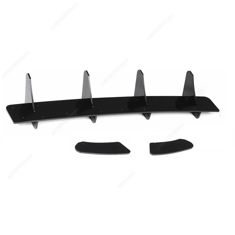 Difusor trasero negro brillante para Hyundai Coupé (2007–2009)