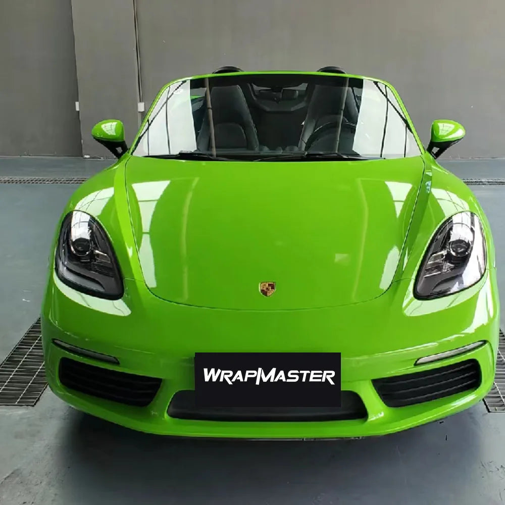 Vinilo Envolvente Verde Víbora Brillante – Rotulación Completa de Coche