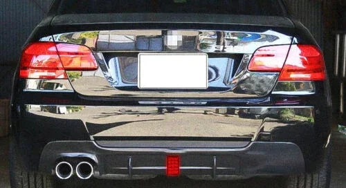 Difusor trasero estilo MP con luz LED para BMW E92/E93 M Sport (2008–2013)