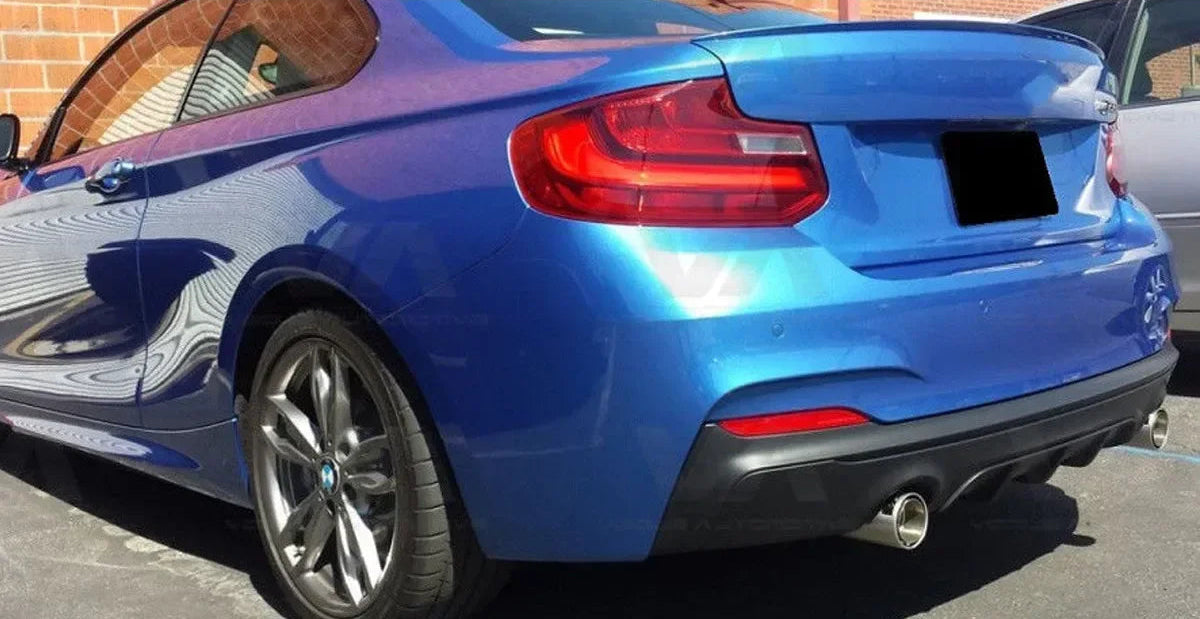 Difusor trasero M Performance negro brillante para BMW Serie 2 F22/F23 M235i / M240i M Sport (2013–2018)