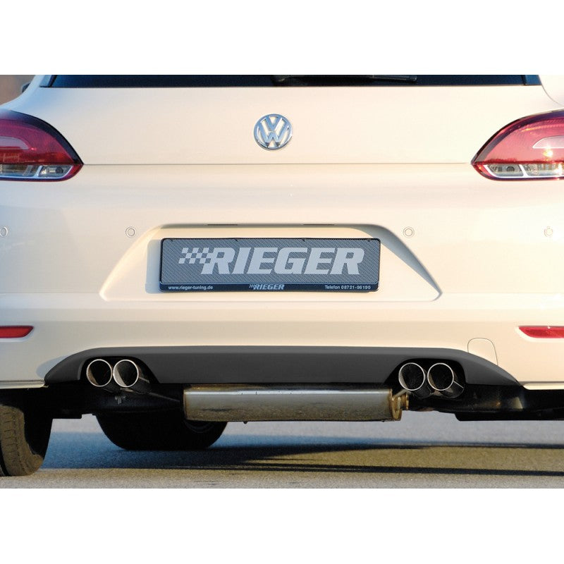 Difusor Trasero Rieger VW Scirocco Mk3 Deportivo ABS UV Homologado
