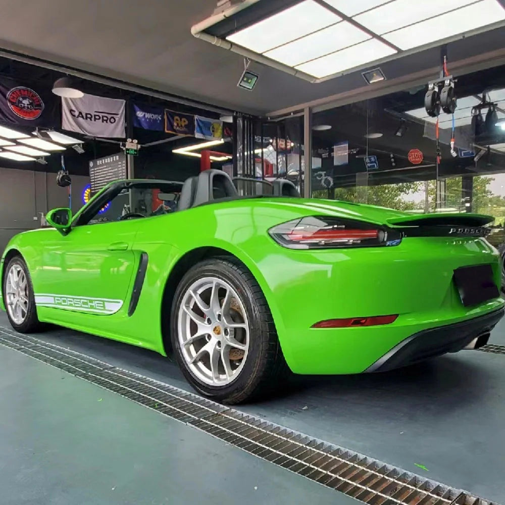 Vinilo Envolvente Verde Víbora Brillante – Rotulación Completa de Coche