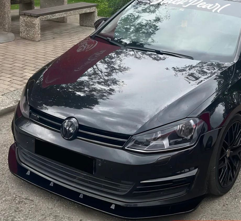 Lip delantero 3 piezas para Volkswagen Golf 7 / 7.5 GTI, GTD, R, R-Line (2013–2020)
