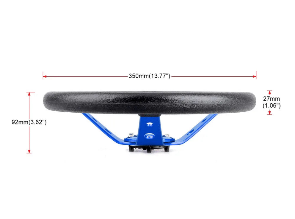 Volante Deportivo 14” (350 mm) – Drift y Racing en PU y Aluminio