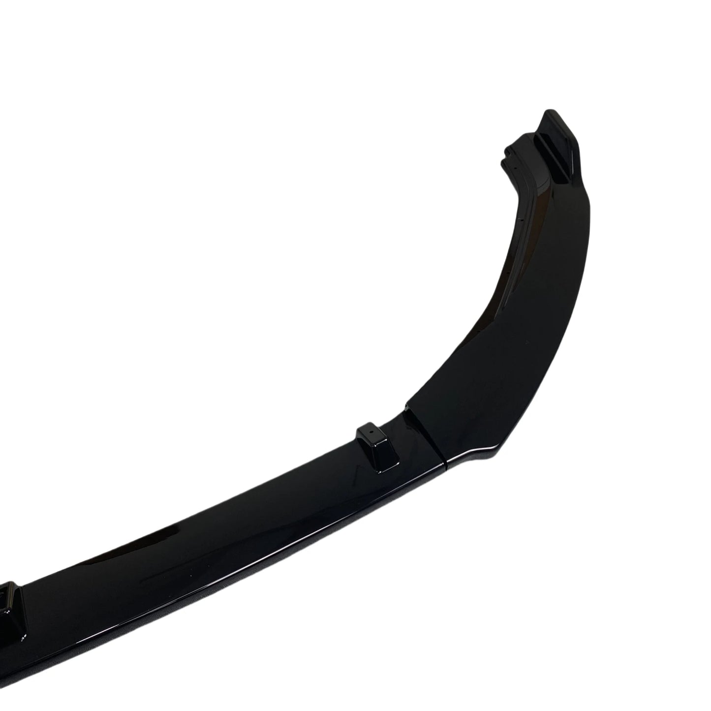 Lip delantero negro brillante para Seat León MK4 Cupra (2021–2024)