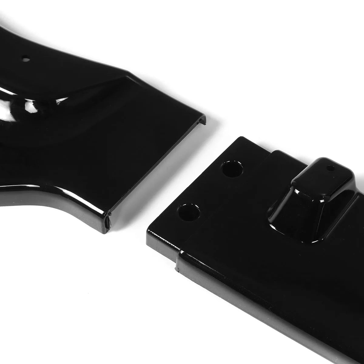 Lip Delantero 3 Piezas Negro Brillo. Para BMW Serie 3 F30 F35 2016-2019