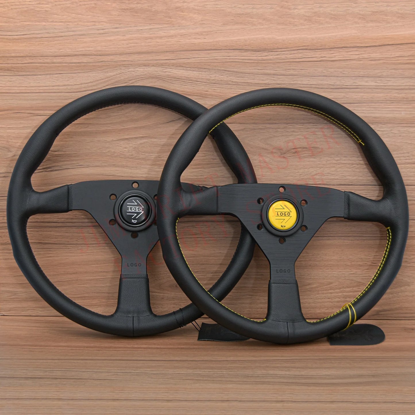 Volante JDM Racing Montecarlo 14” – Deportivo Rally y Drift en Cuero