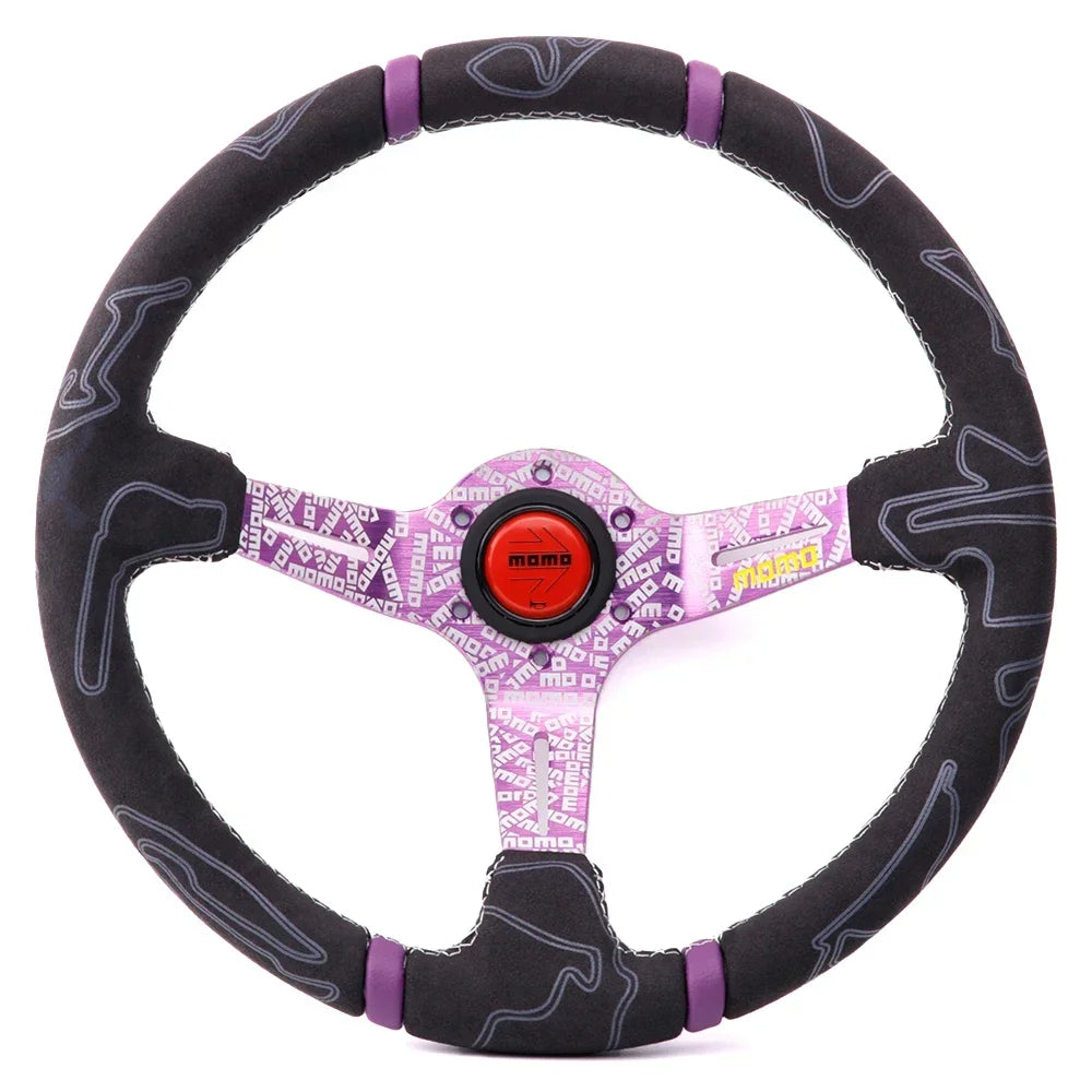 Volante ULTRA MO Deep Dish 14” – Deportivo Drift en Cuero y Alcántara