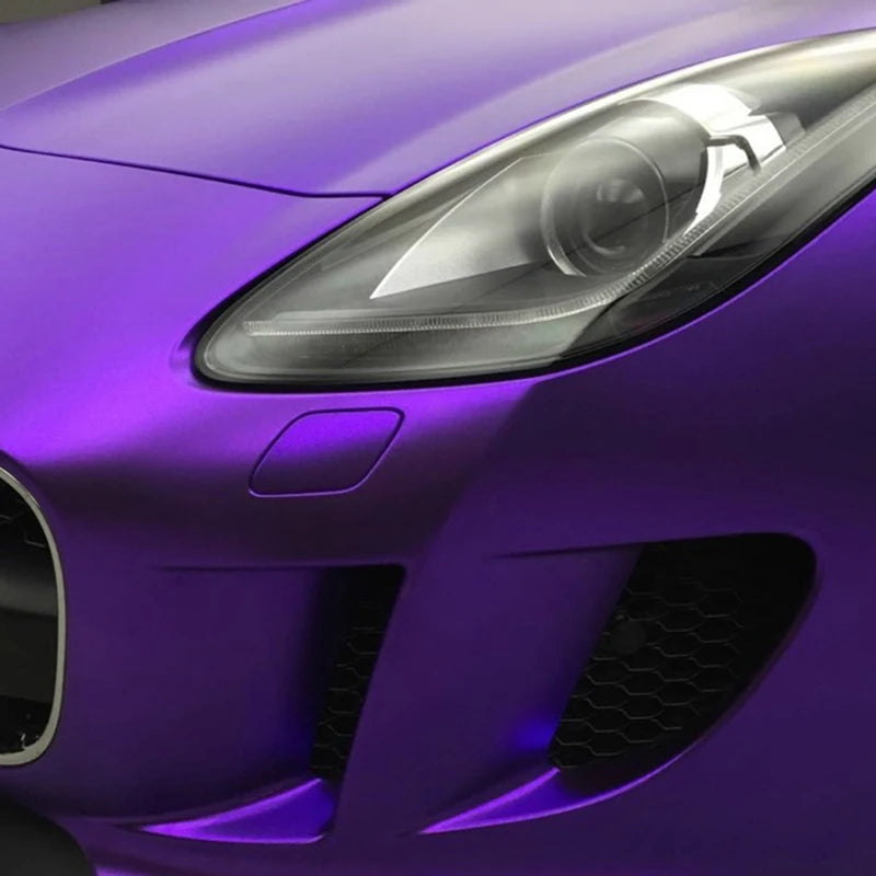 Vinilo adhesivo mate cromo color púrpura (23 m × 1,52 m)