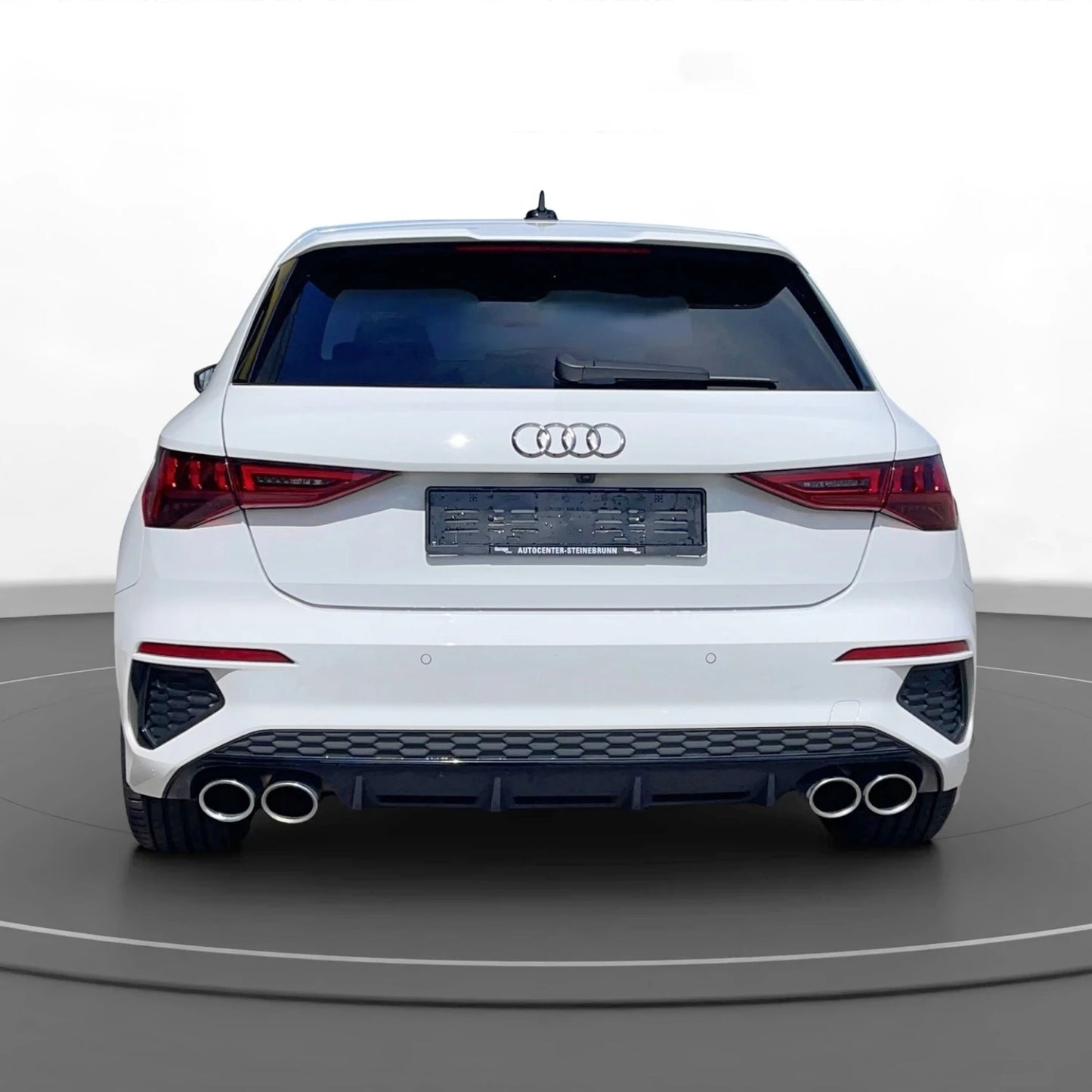 Difusor trasero negro brillante para Audi S3 / A3 8Y S-Line Sportback (2020–2023)