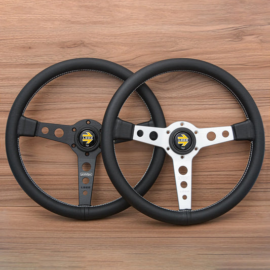 Volante MO Motorsport Prototipo 14” – Deportivo y Clásico de 350 mm en Cuero