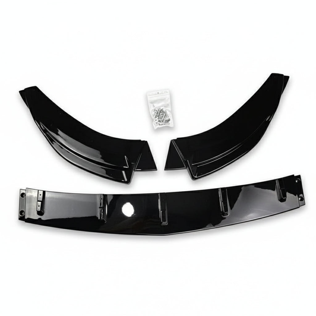 Lip delantero negro brillante para Volkswagen Golf MK5 (2003–2009)