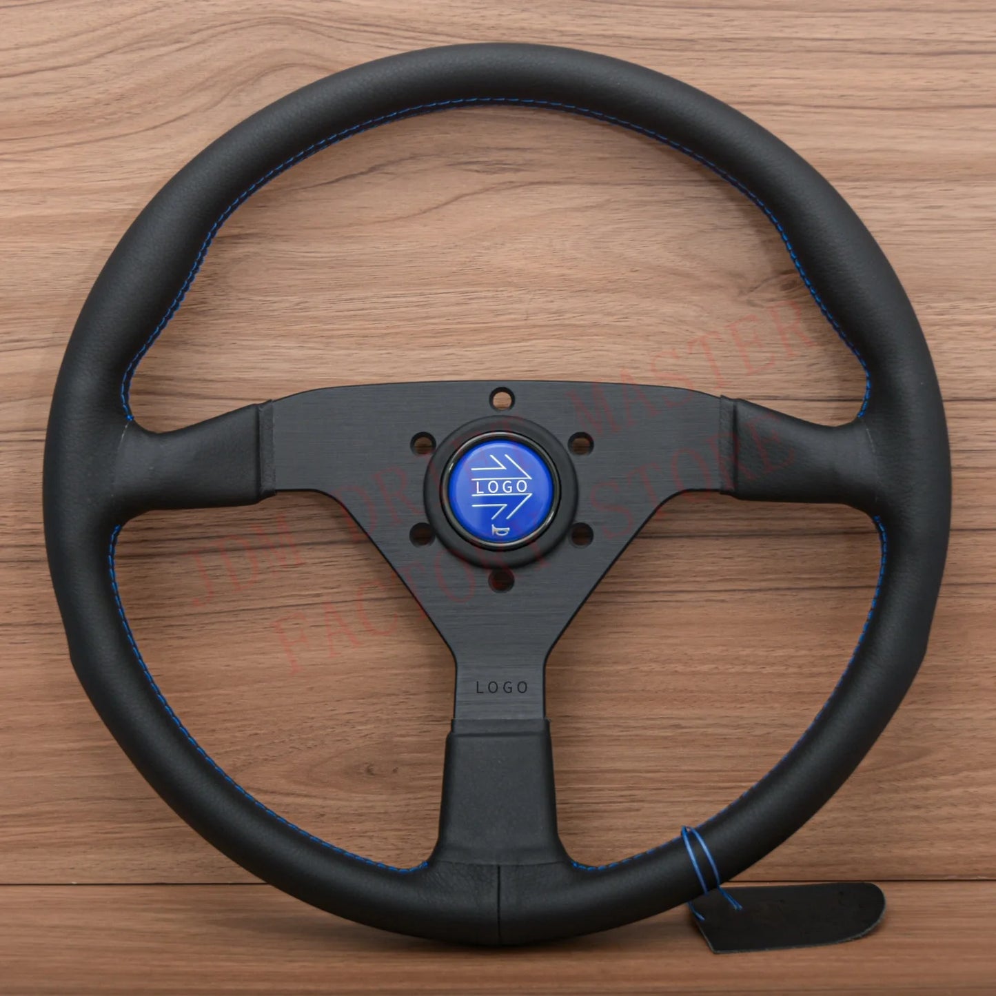 Volante JDM Racing Montecarlo 14” – Deportivo Rally y Drift en Cuero
