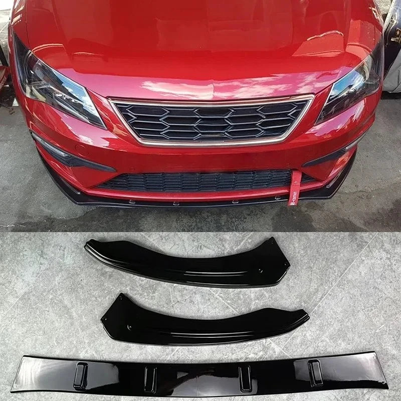 Lip Frontal Negro – Seat León Cupra Mk3 Facelift S/CS/ST (2017-2020)