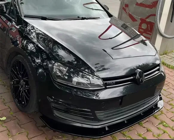 Lip delantero 3 piezas para Volkswagen Golf 7 / 7.5 GTI, GTD, R, R-Line (2013–2020)