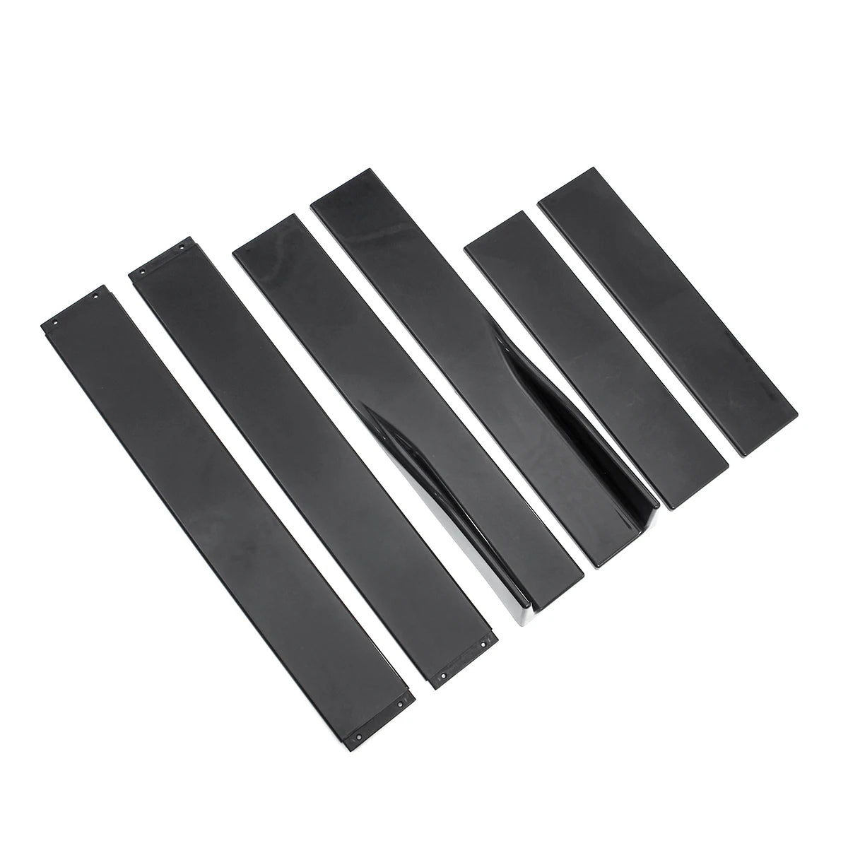 Faldones Laterales Universales 2.2m Negro Brillante.                Para BMW F30 F80 F82 M4 F32 F36 E90 E92 F10