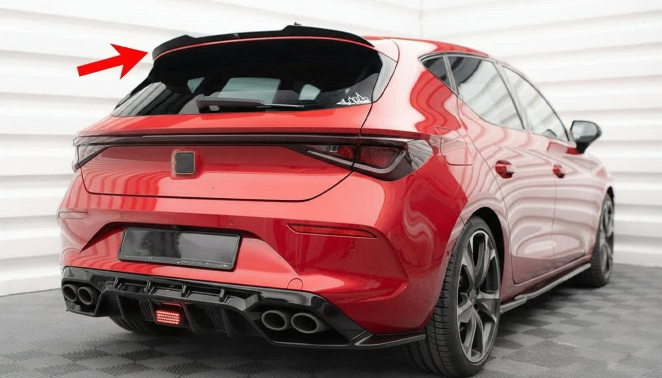 Alerón de techo estilo Maxton para Seat León MK4 Cupra 245/300 (2021–2025)