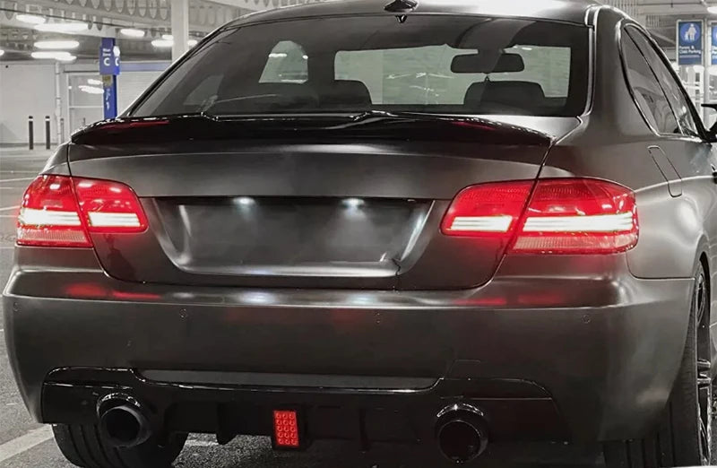 Difusor trasero negro brillante para BMW Serie 3 E92/E93 M Sport (2007–2013)