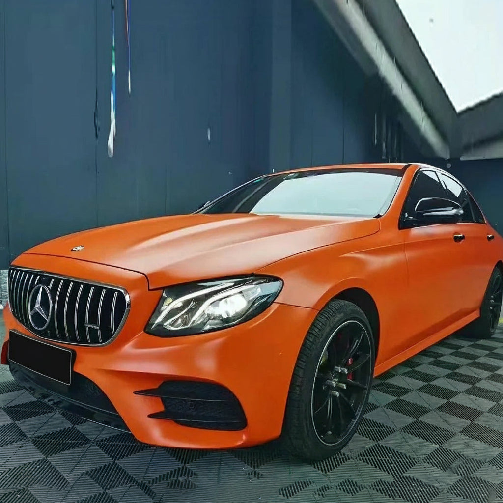 Vinilo adhesivo mate cerámico color naranja (17 m × 1,52 m)