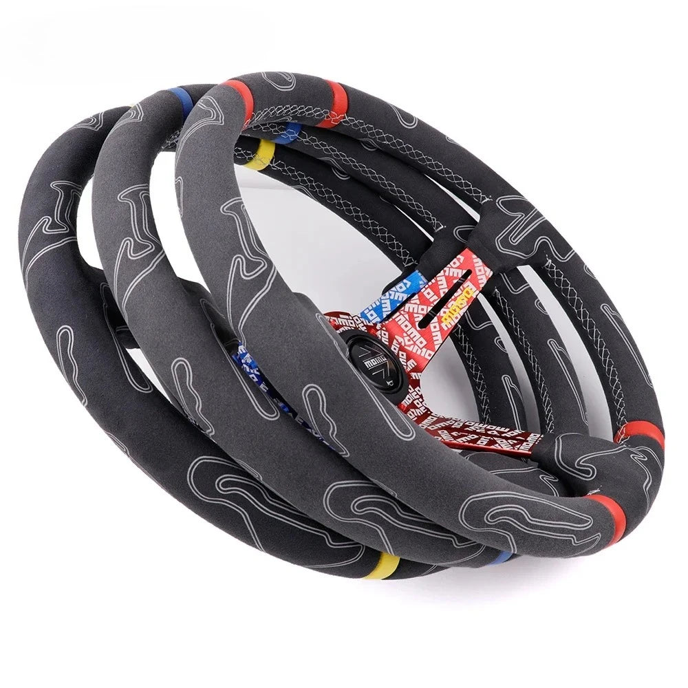 Volante ULTRA MO Deep Dish 14” – Deportivo Drift en Cuero y Alcántara