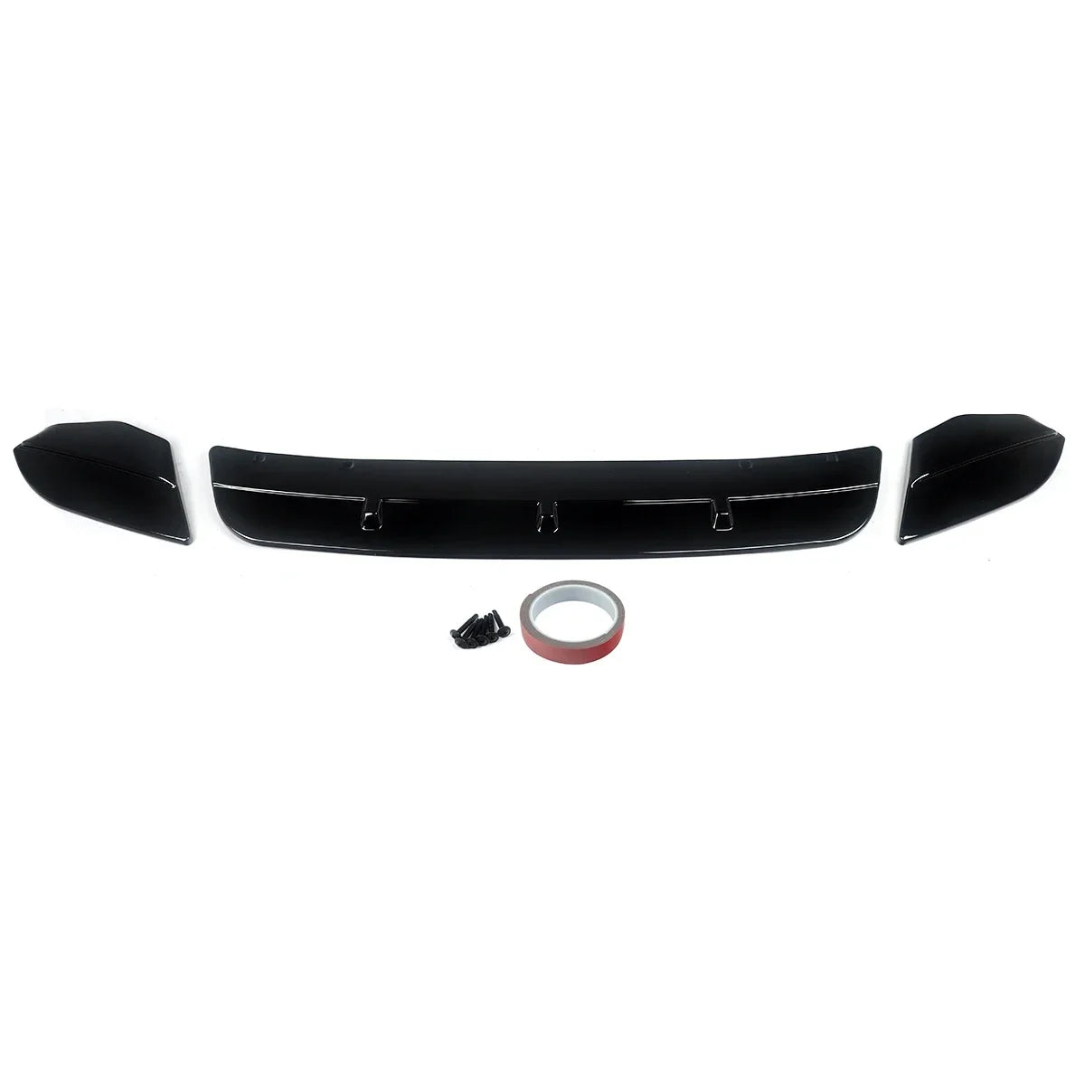 Lip delantero negro brillante / efecto carbono para BMW X3M F97 / X4M F98 (2019–2022)