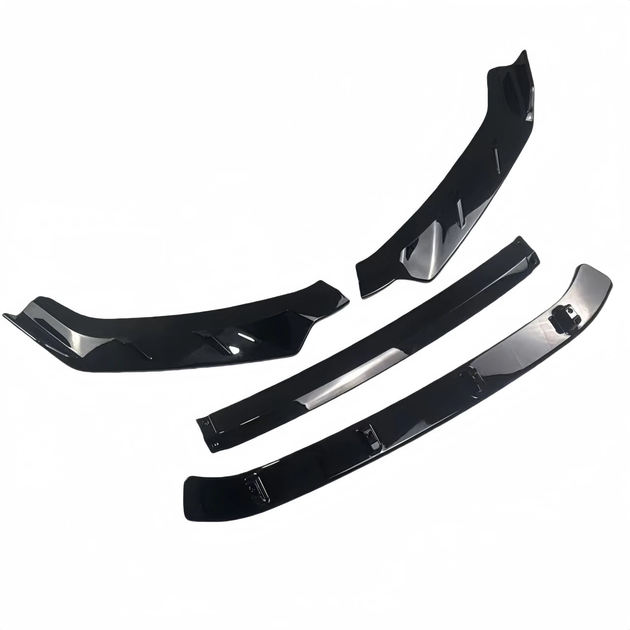 Lip delantero 4 piezas negro brillante para VW Arteon R-Line Facelift (2020–2024)