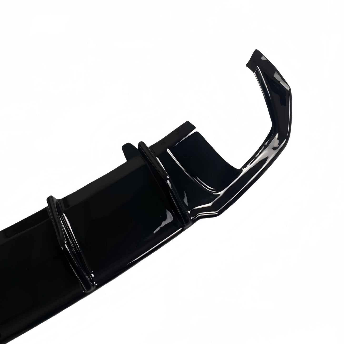 Difusor trasero negro brillante estilo Maxton Design para Seat León Cupra ST Mk3 (2016–2020)