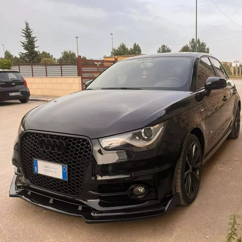 Lip Frontal 3 Piezas Negro Brillante – Audi A1 8X (2010-2016)