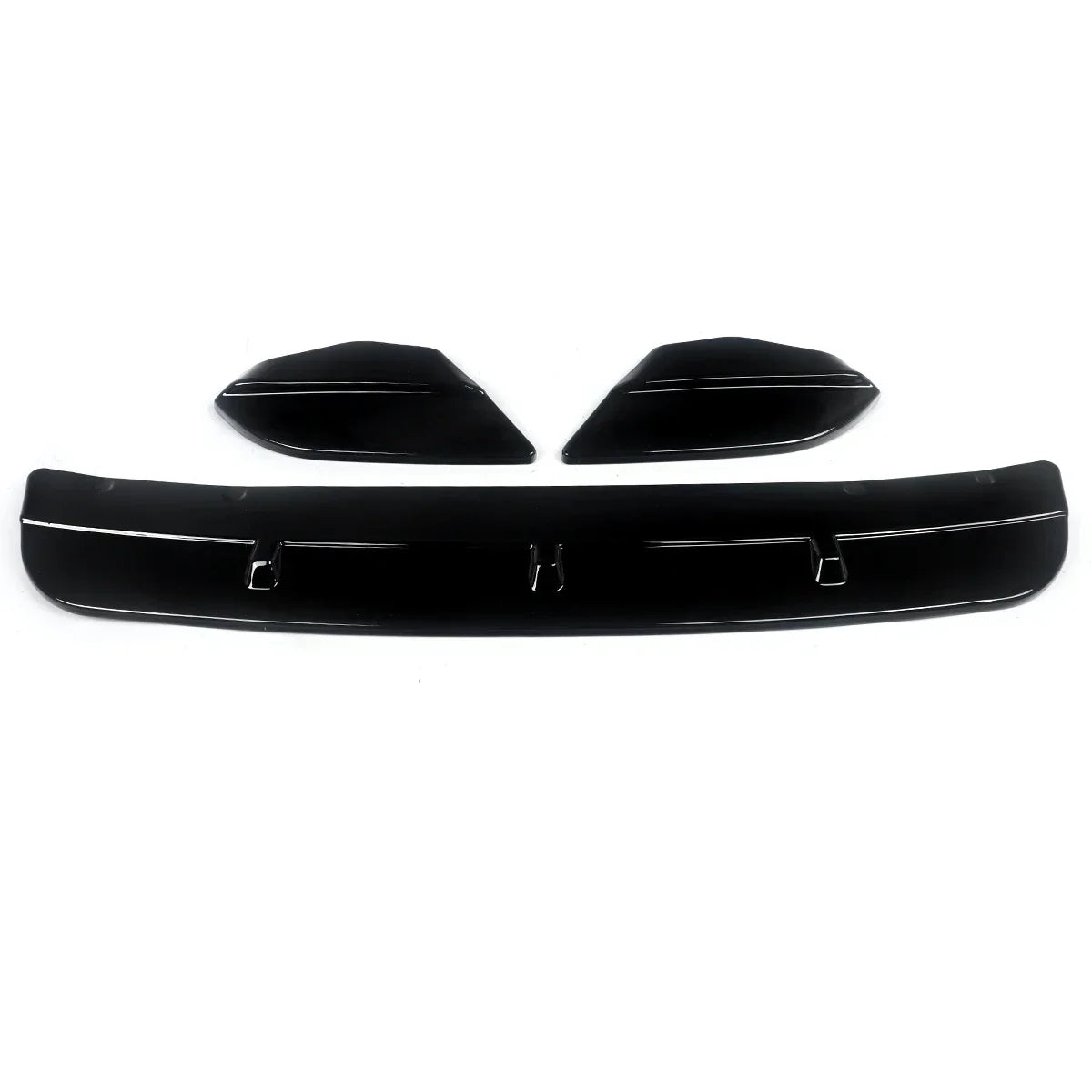 Lip delantero negro brillante / efecto carbono para BMW X3M F97 / X4M F98 (2019–2022)