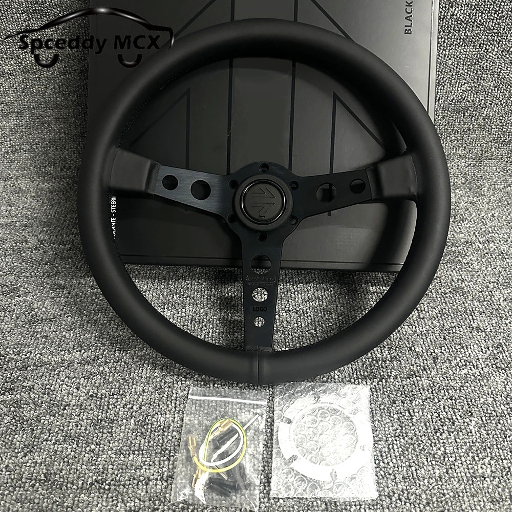 Volante JDM P5 Black Edition 14” – Deportivo en Cuero y Alcántara