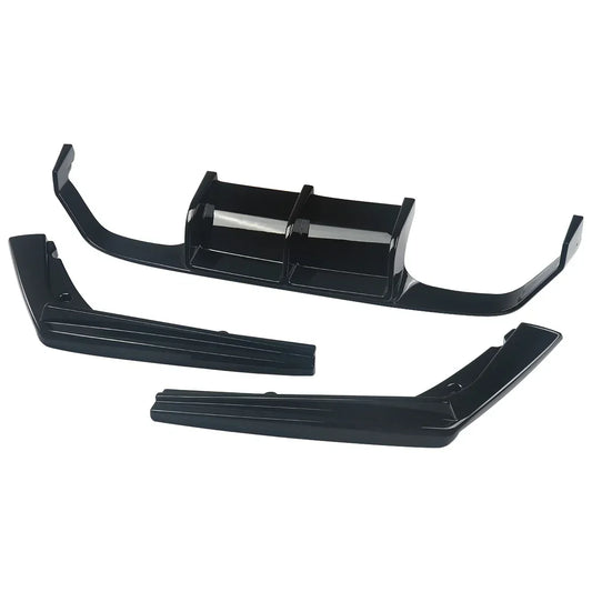 Difusor trasero 3 piezas estilo PSM negro brillante para BMW F80 M3 / F82 M4 (2015–2020)