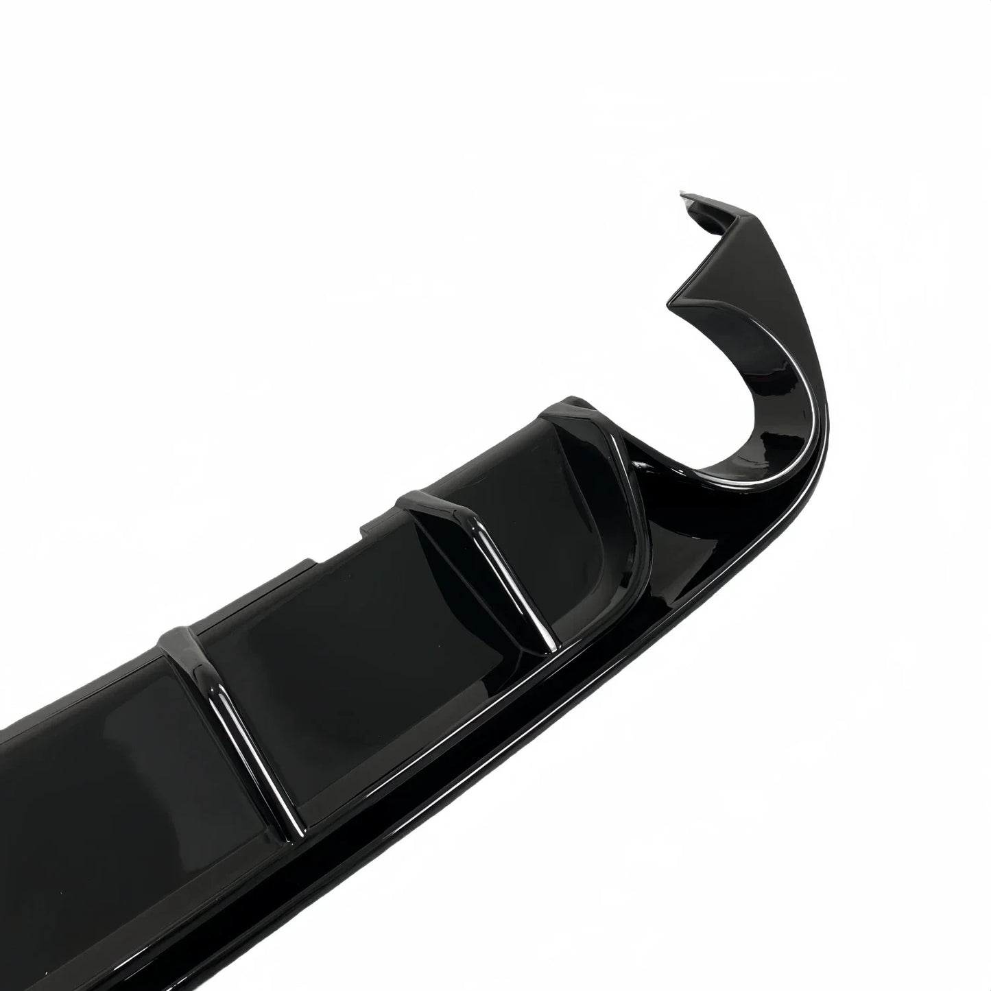 Difusor trasero estilo TCR negro brillante para Volkswagen Golf 7 GTI / GTD (2013–2016)