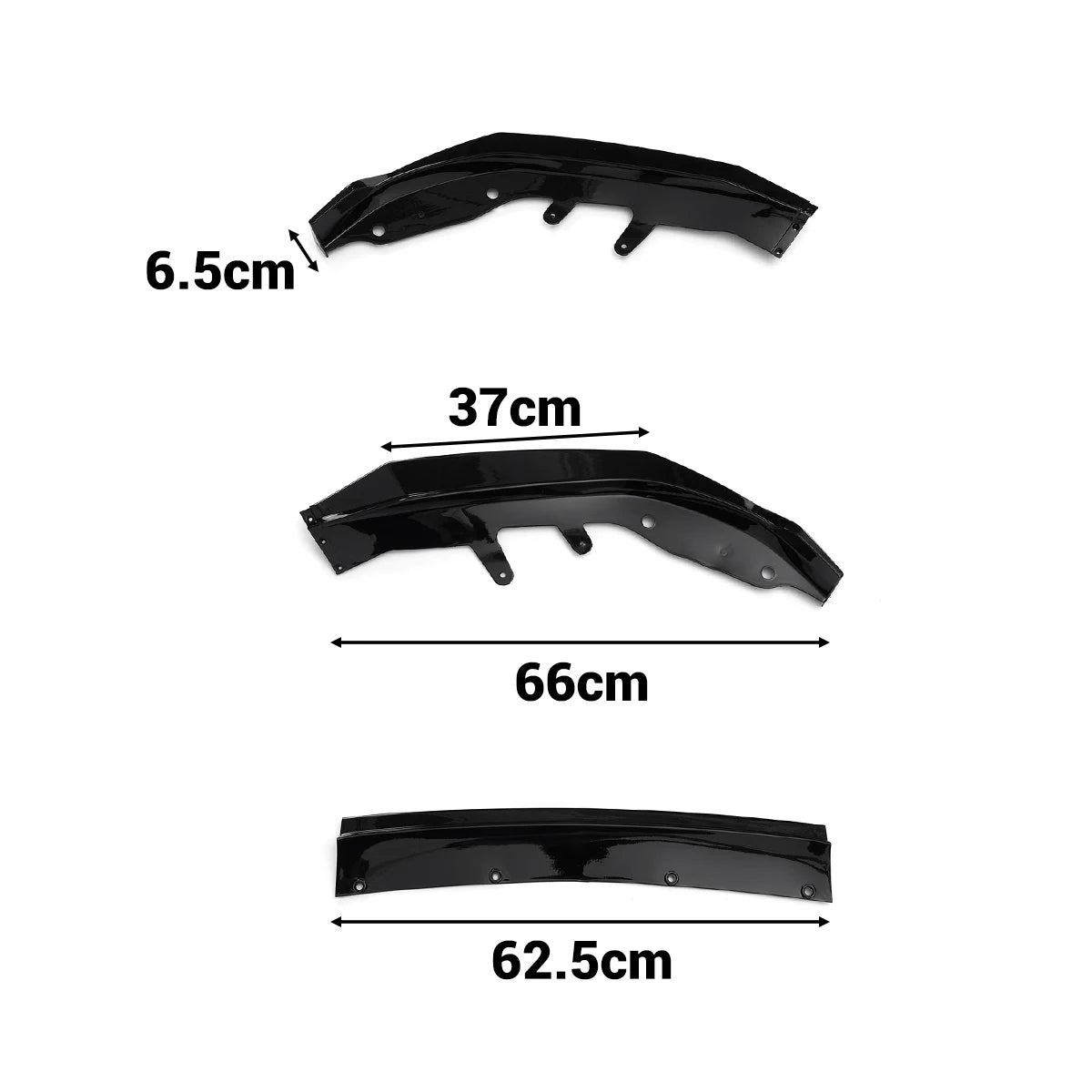Lip Delantero 3 Piezas Para BMW Serie 4 G22 G23 Coupé M440i / M440d 2020-2023