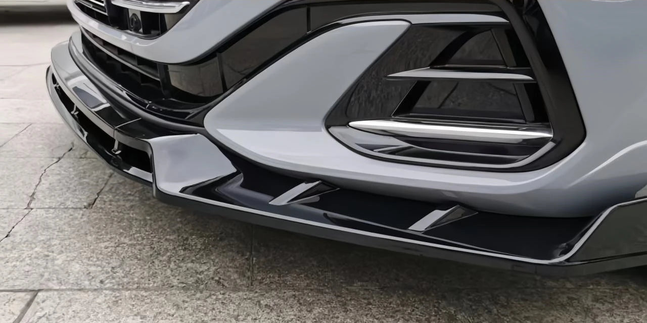 Lip delantero 4 piezas negro brillante para VW Arteon R-Line Facelift (2020–2024)