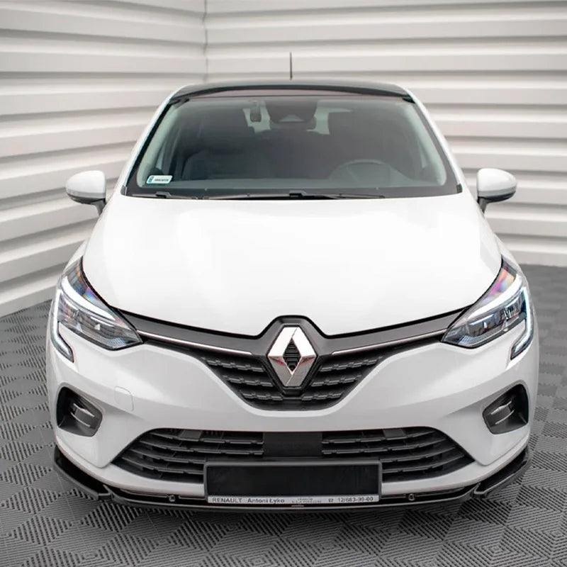 Lip delantero estilo Maxton para Renault Clio Mk5 (2019–2023, no RS)