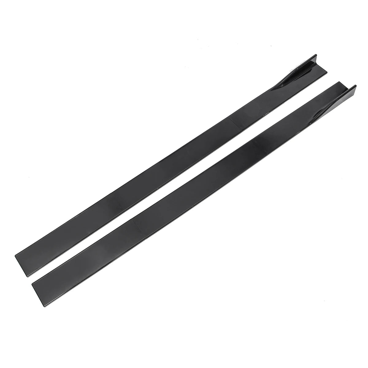 Faldones Laterales Universales 2.2m Negro Brillante.                Para BMW F30 F80 F82 M4 F32 F36 E90 E92 F10