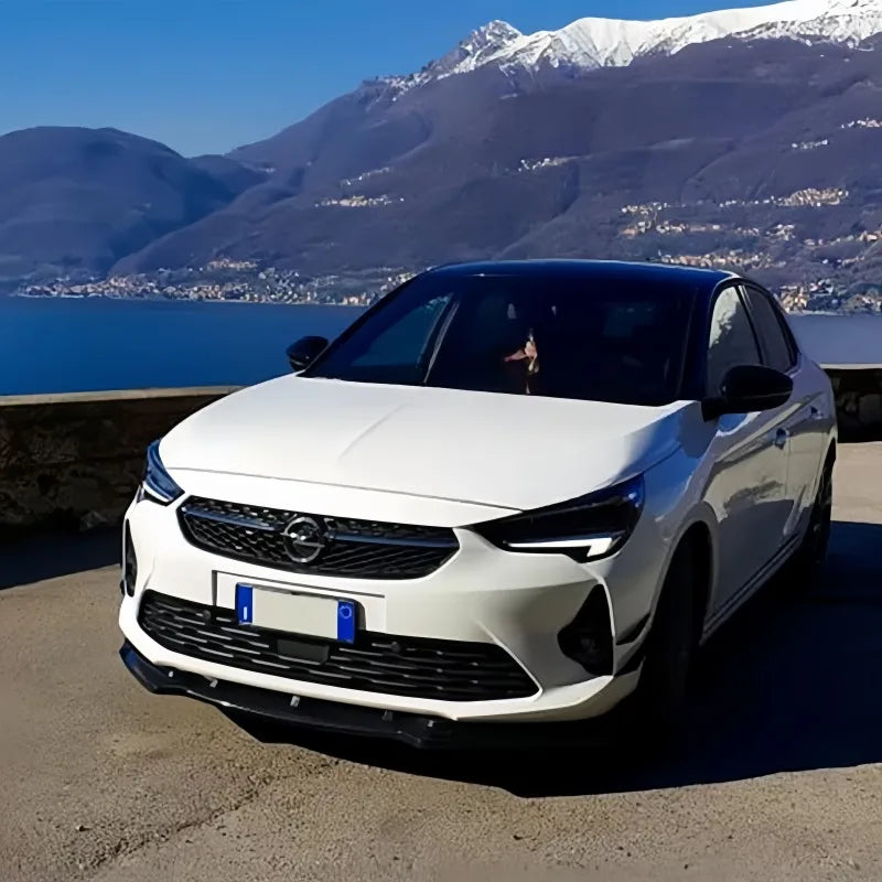 Lip Frontal 3 Piezas Negro Brillo para Opel Corsa F (Mk6) 2019-2025