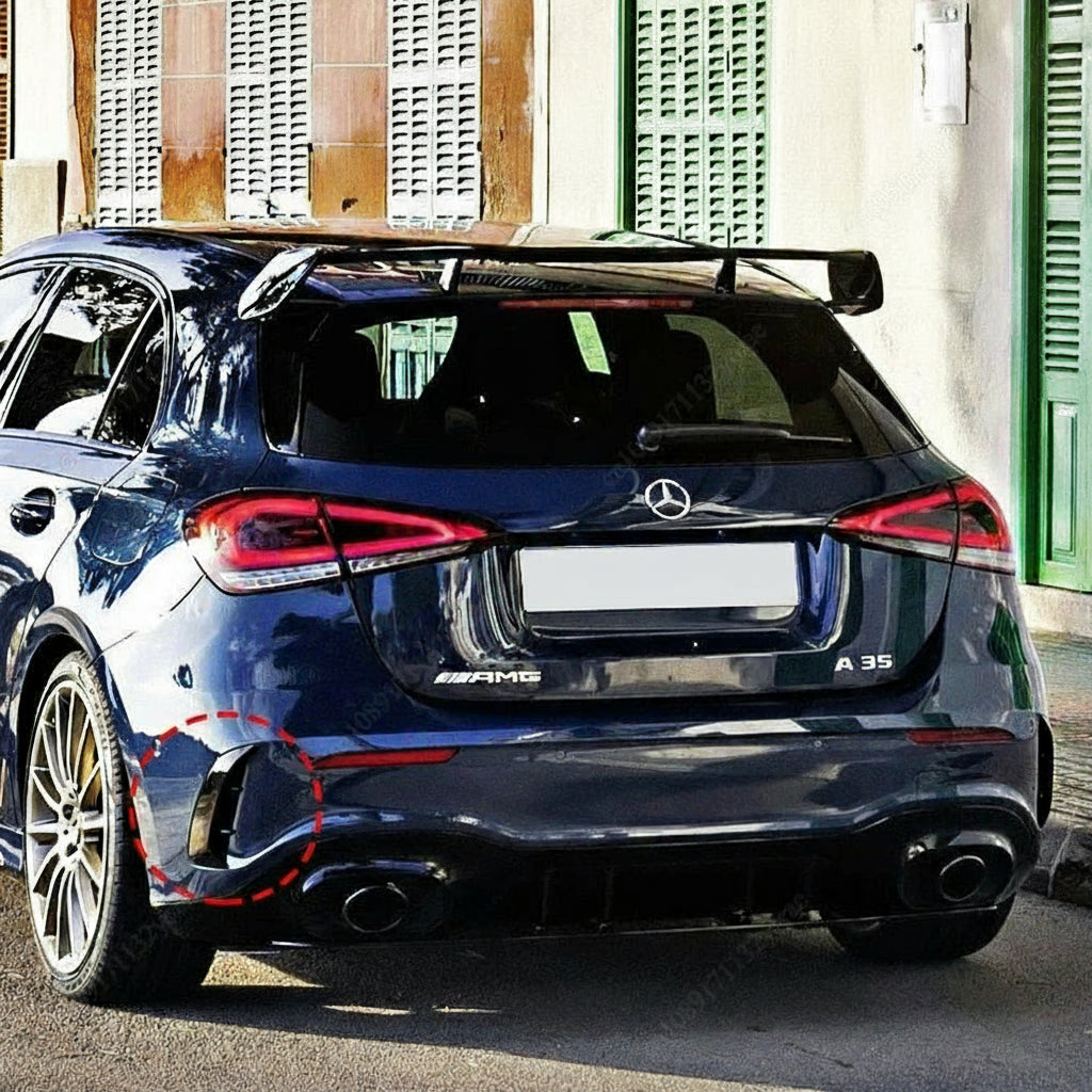 Canards traseros para Mercedes-Benz Clase A W177 (A180 / A200 / A220 / A35 / A45 AMG, 2018–2023)