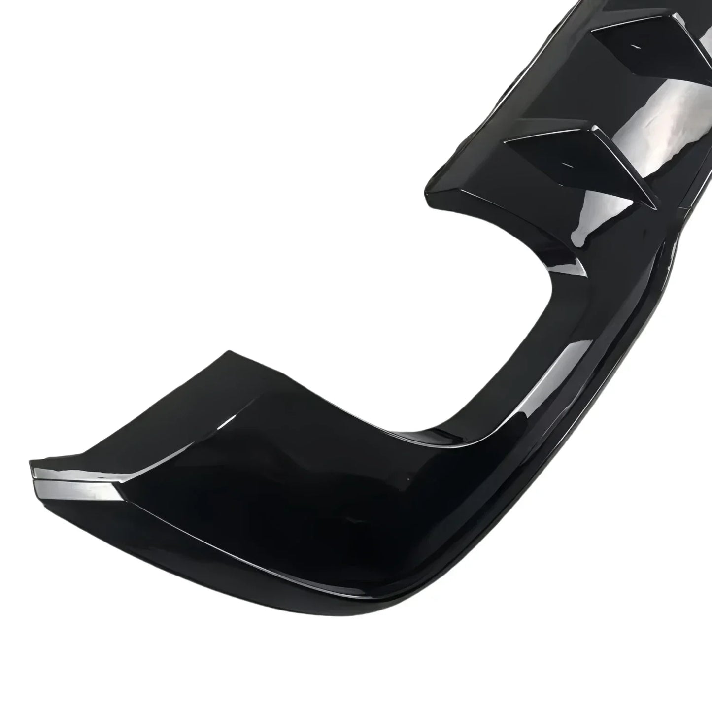 Difusor trasero negro brillante para Audi A3 8V S-Line Sportback (2016–2020)