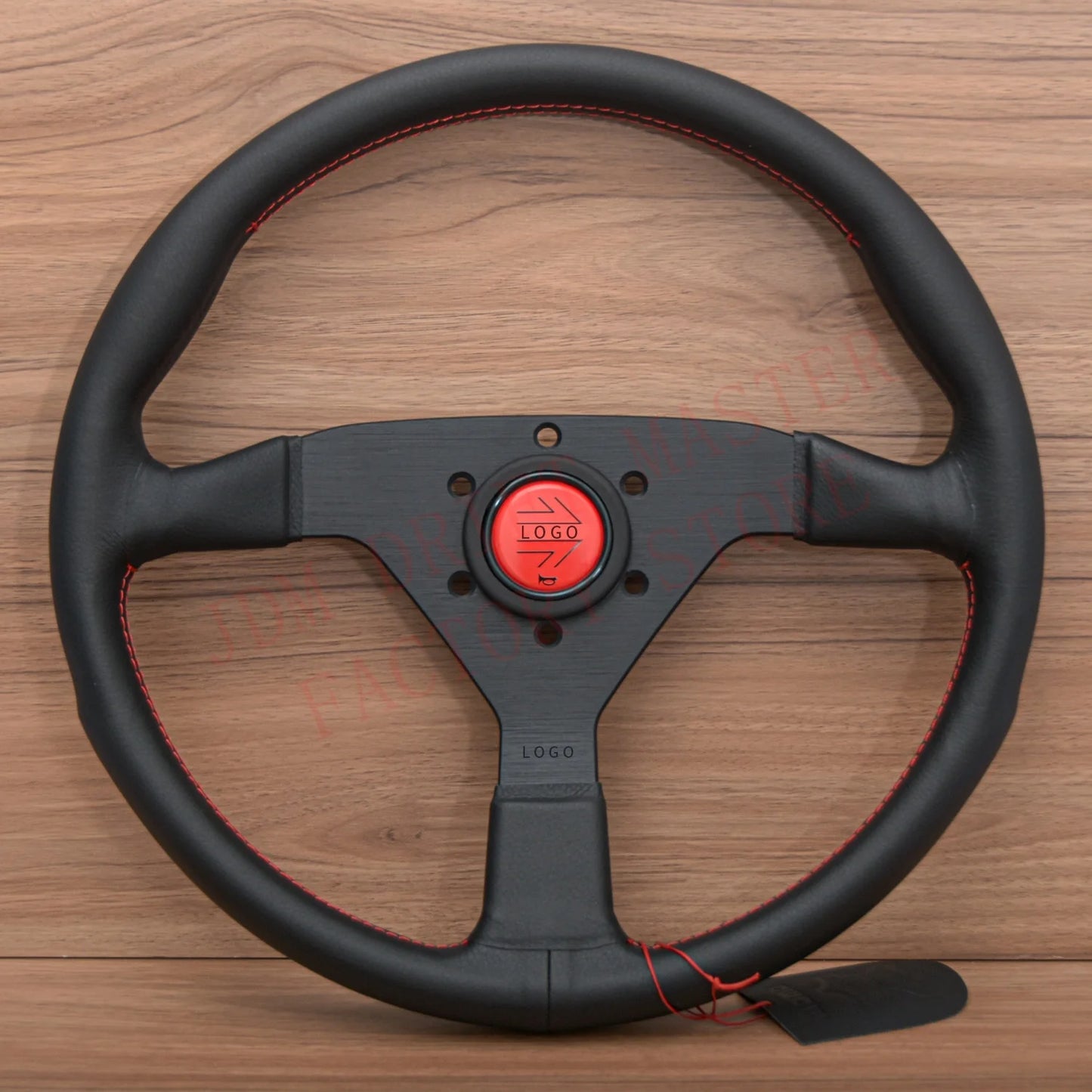 Volante JDM Racing Montecarlo 14” – Deportivo Rally y Drift en Cuero