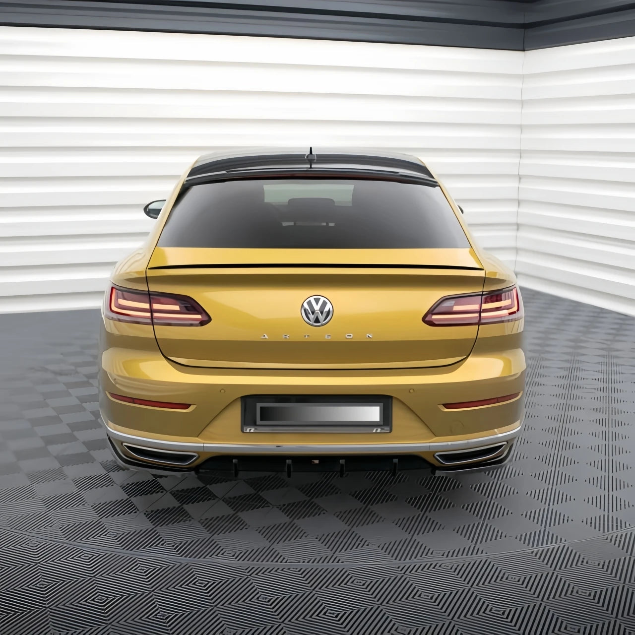 Difusor Trasero Estilo Maxton + Side Splitters – Volkswagen Arteon R-Line (2018+)